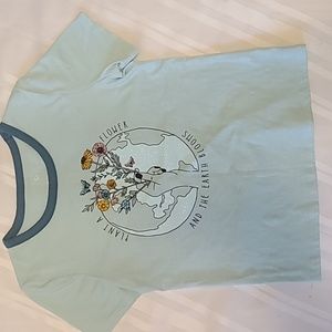 SO Favorite Ringer Tee girl's size large